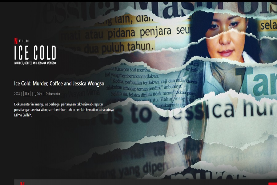 Link Nonton Film Dokumenter Ice Cold Murder, Coffee and Jessica Wongso 2023, capture via Netflix