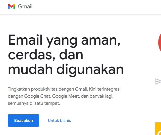 Buat Gmail Baru, capture via Gmail