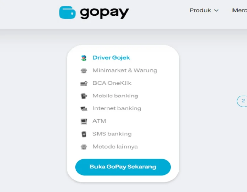 Cara Top Up GoPay Lewat m-Banking BCA, BRI, BNI, BTN, CIMB, dan Mandiri, Capture via Gopay