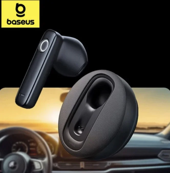 Baseus CM10, TWS Single-Ear Dengan Pengisian Tenaga Surya