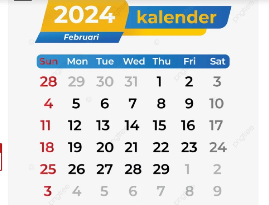 Kalender 2024 CDR, capture via PngTree