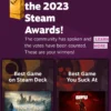 Baldur's Gate 3 Menyabet Gelar Game of The Year di The Steam Awards 2023 / Sumber @Steam